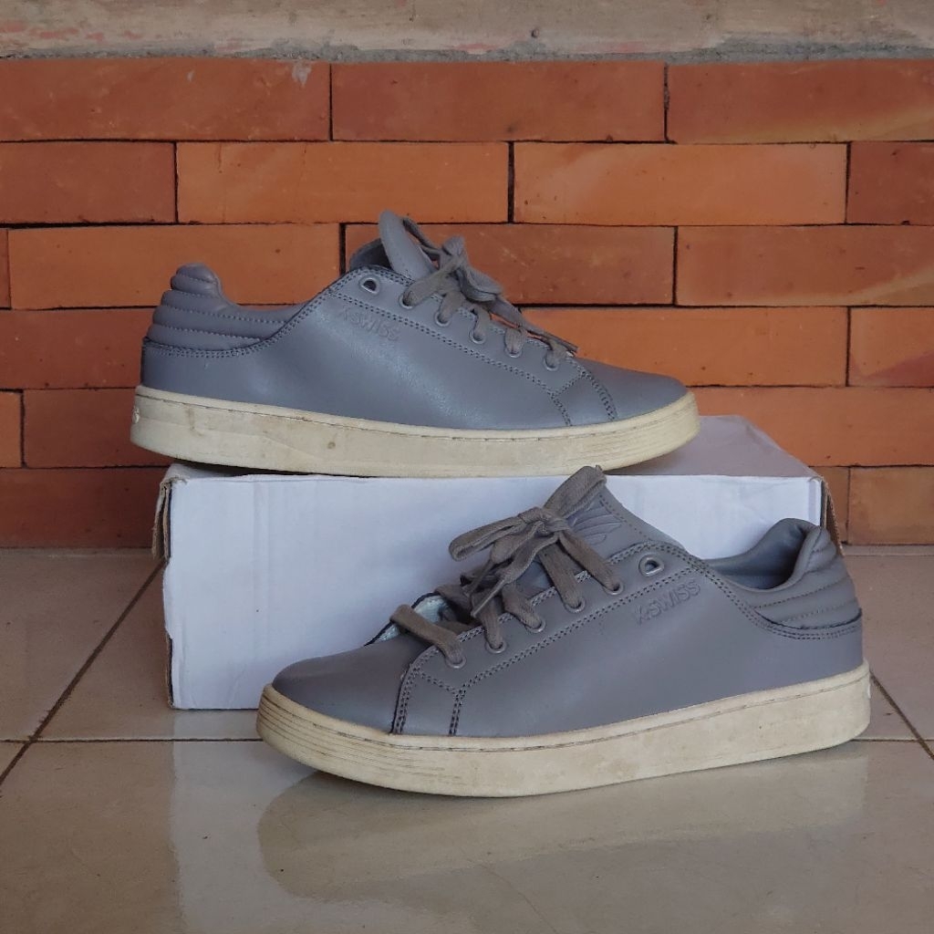 SEPATU SNEAKERS K-SWISS GREY ORIGINAL