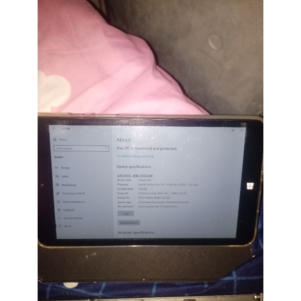 Tablet Windows 8 inch Archos 80B Cesium