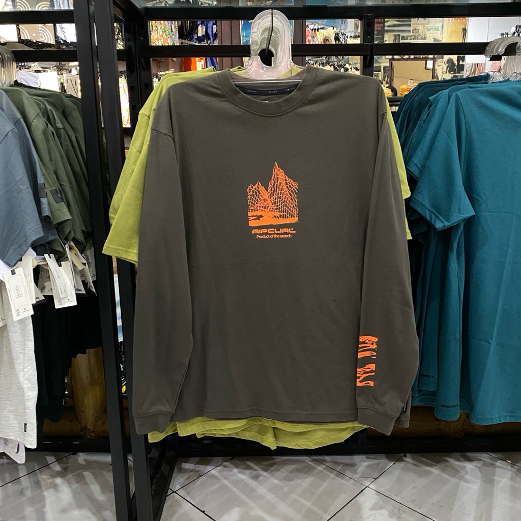 Kaos Ripcurl Lengan Panjang Vaporcool Search Deep Rock Original