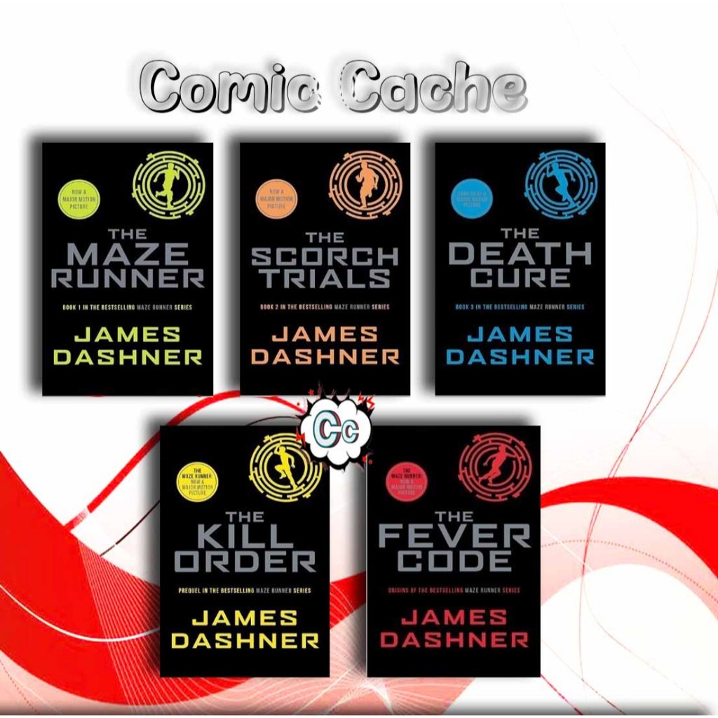 Maze Runner series English Book 1 - 5 English - Comic Cache plus