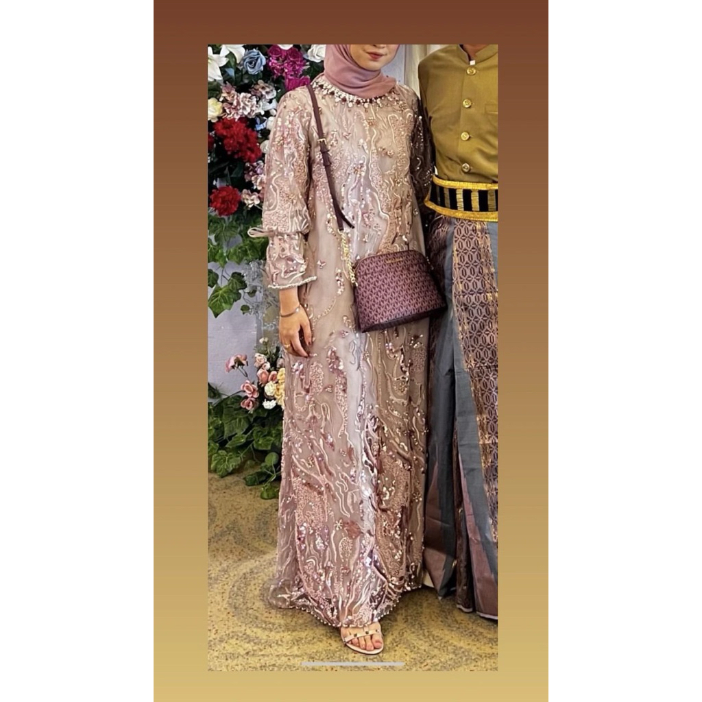 SEWA I RENT DRESS RAY FULL PAYET BUKAN IVORY STUDIO