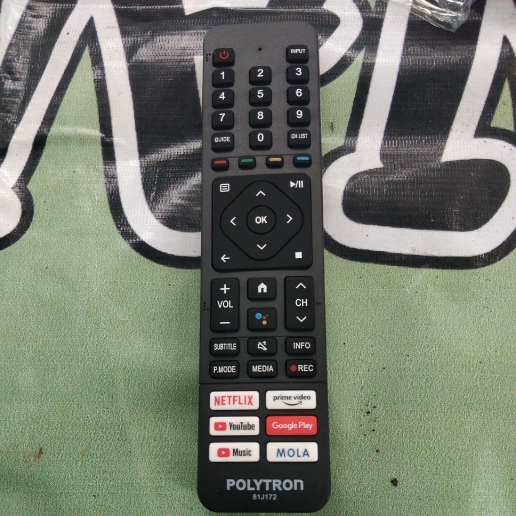 REMOTE TV LED LCD ANDROID POLYTRON