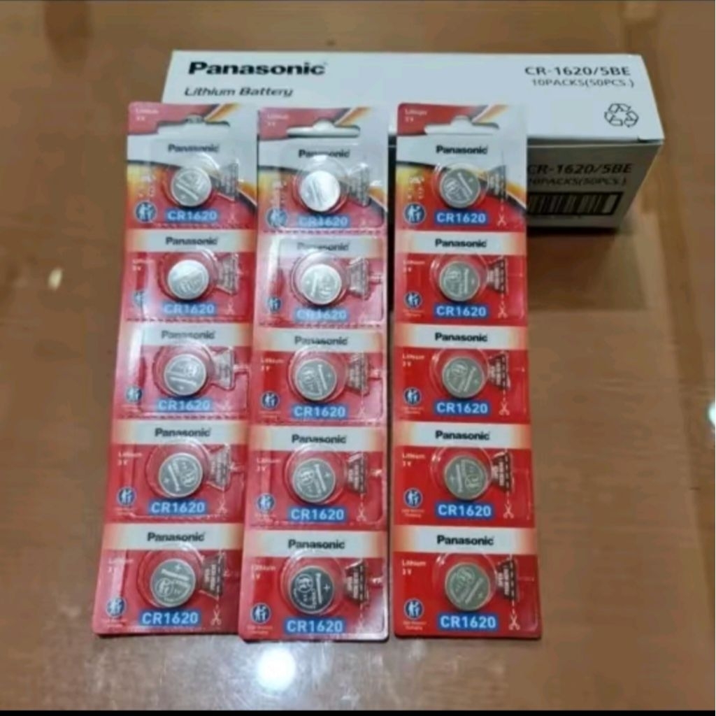 Panasonic Baterai 3V CR1620 CR  1620 Original