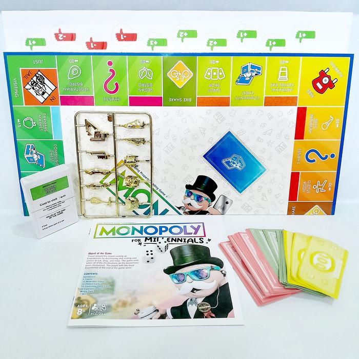 Mainan Monopoly Premium for Millennials Monopoli Game