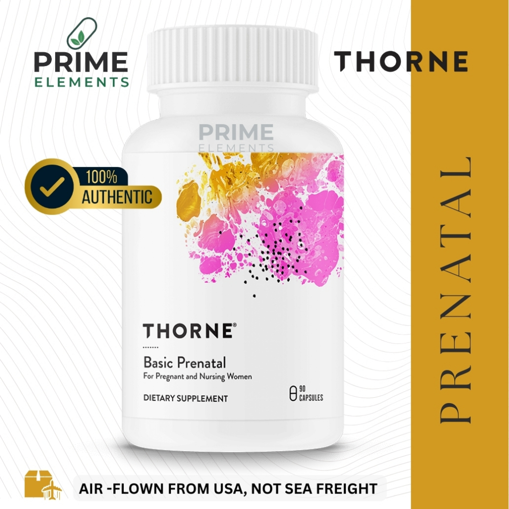 Thorne Basic Prenatal | Vitamin Prenatal Ibu Hamil & TTC dengan Folate Aktif