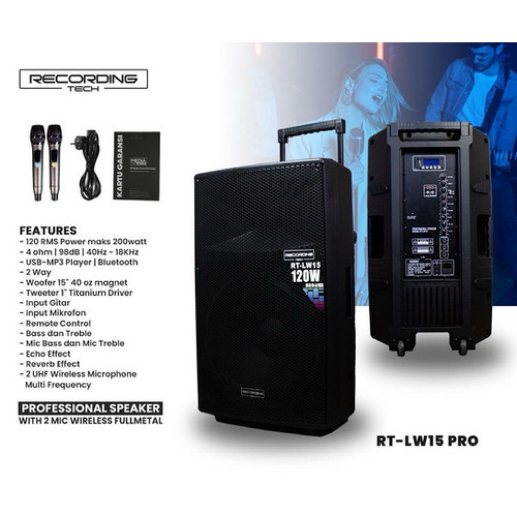 speaker recording tech lw15