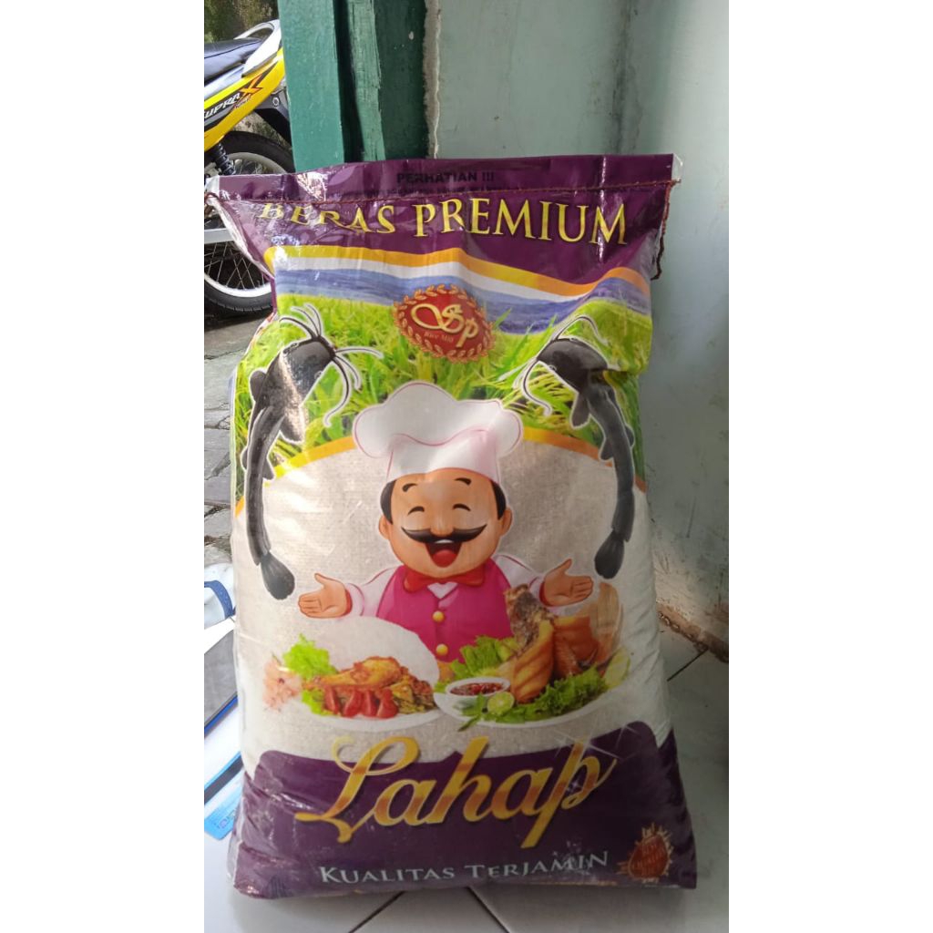 beras lahap kemasan 25kg