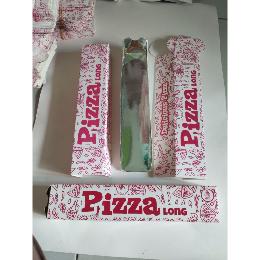 Kemasan box pizza long 25 pcs / box pizza panjang / box pizza