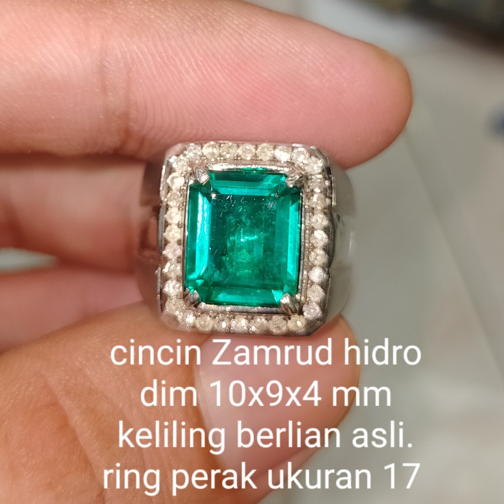 BATU ZAMRUD HIDRO CATAM KELILING BERLIAN ASLI NATURAL, cek batu lainnya yaman api wulung opal bacan 