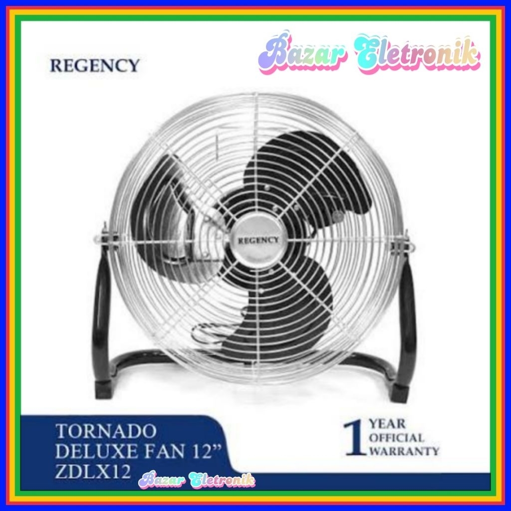 TORNADO FAN REGENCY 12 ZDLX / KIPAS ANGIN TORNADO REGENCY 12 INCH / REGENCY KIPAS ANGIN DUDUK TORNAD