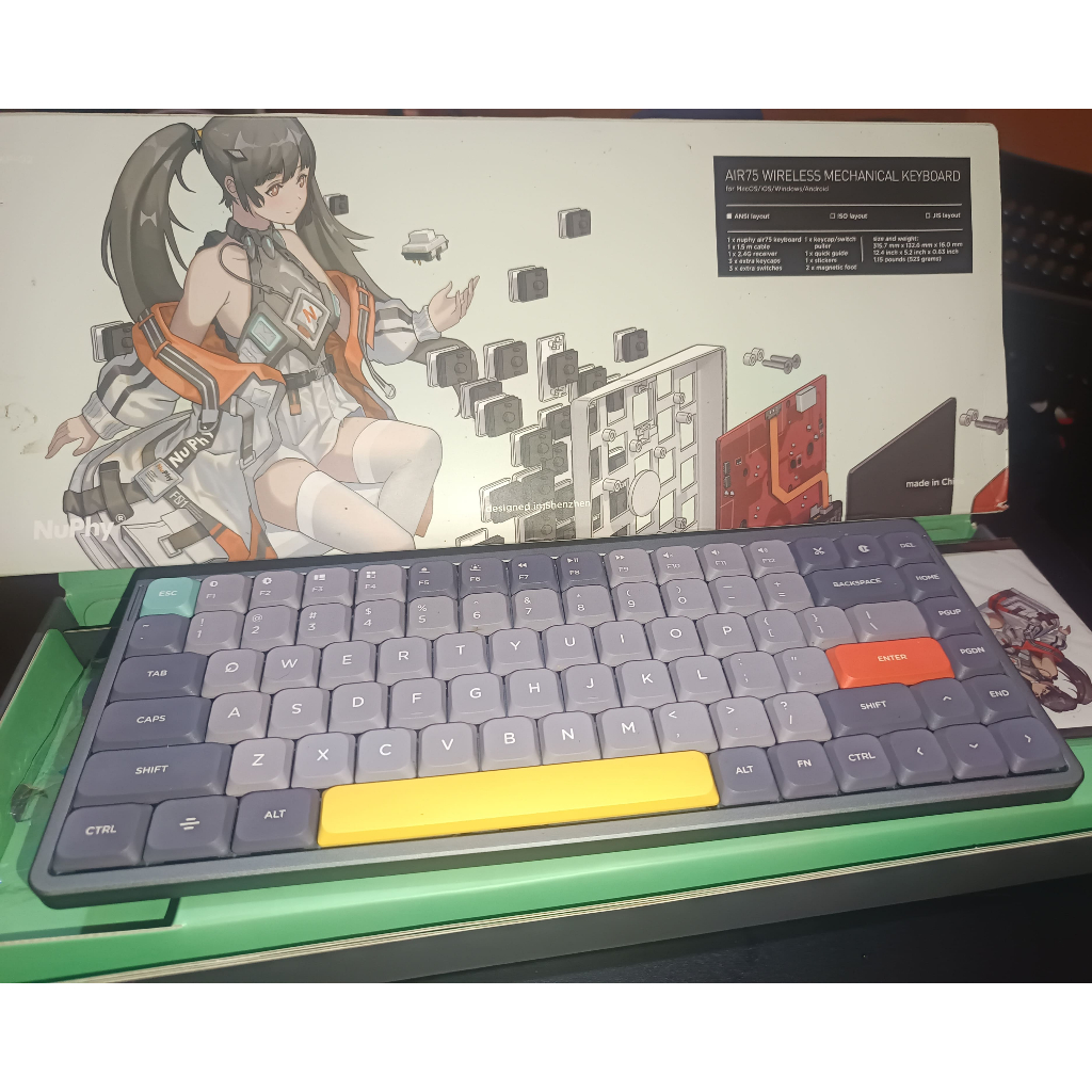 Nuphy Air 75 V1 Brown Switch Low Profile 3 Connection