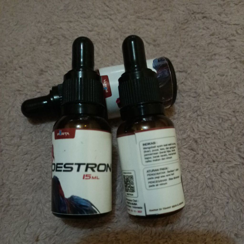 DESTRON - OBAT AYAM SAKIT KUNING PUCAT LESU LEMAS AYAM ADUAN LAGA