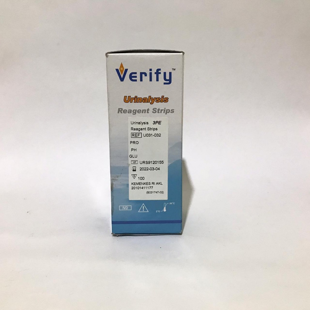 Verify Urine Gluco Protein PH Test isi 100