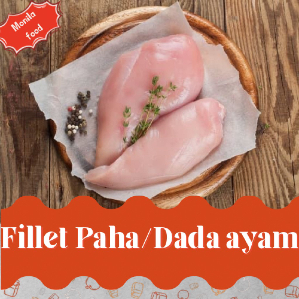 Dada ayam fillet 500 gram paha ayam fillet 500gram fresh Kirim instan bandung