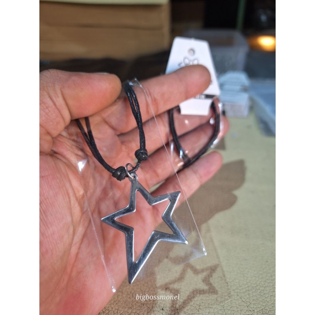 Kalung bintang stainless steel anti luntur anti karat