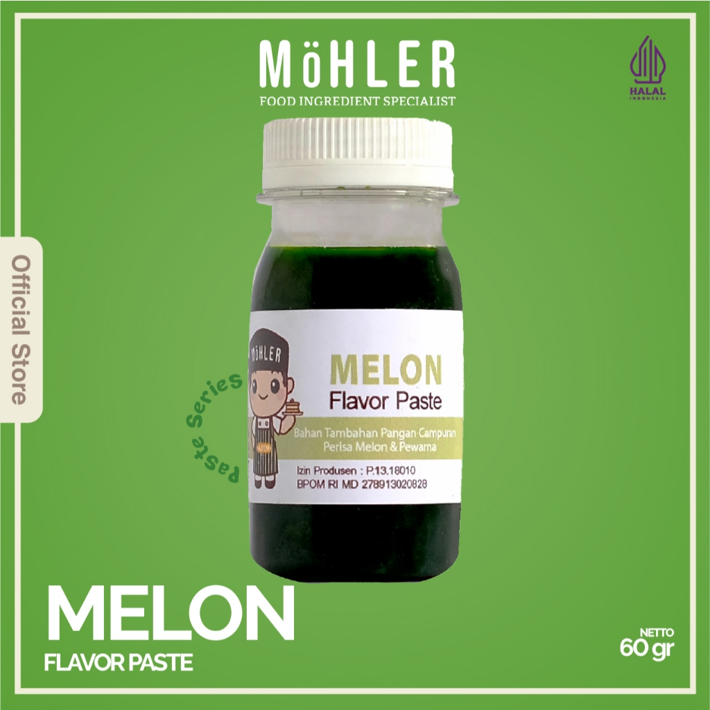 MOHLER Pasta perisa pewarna MELON