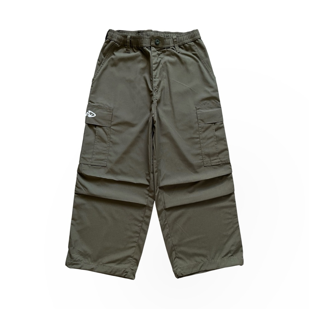 Rogue wide cargo pants - Olive green