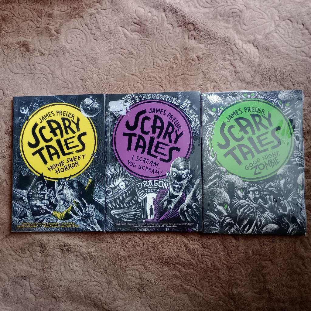 Set Novel Horror - Scary Tales 1-3 Segel