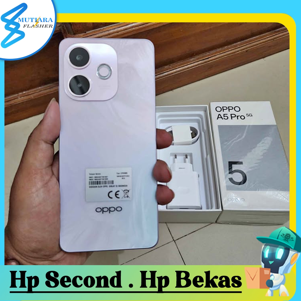 Oppo A5 Pro 5G Ram 8 Rom 256GB Second Original