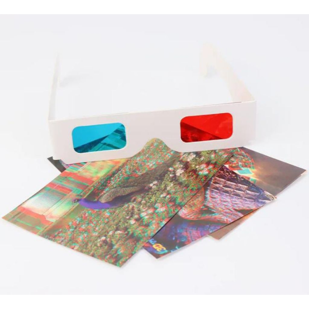 Kacamata 3D Karton Murah Kacamata Untuk Nonton Movie Cinema Bioskop