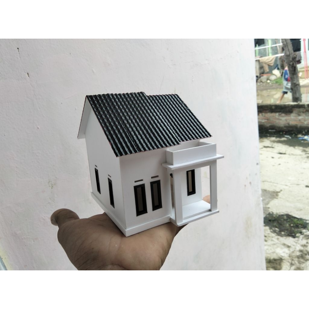 miniatur rumah modern