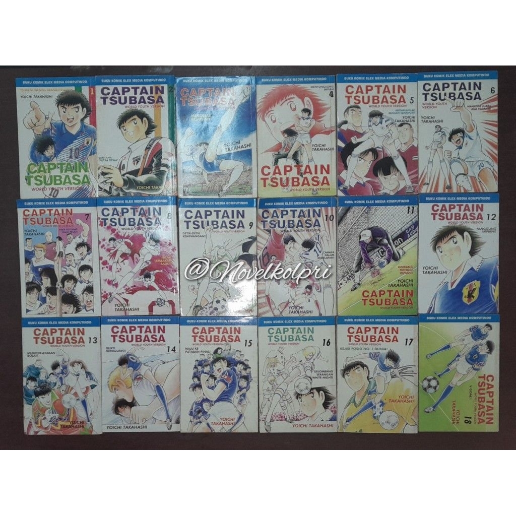Komik SET Captain Tsubasa World Youth Version 1-18 Tamat