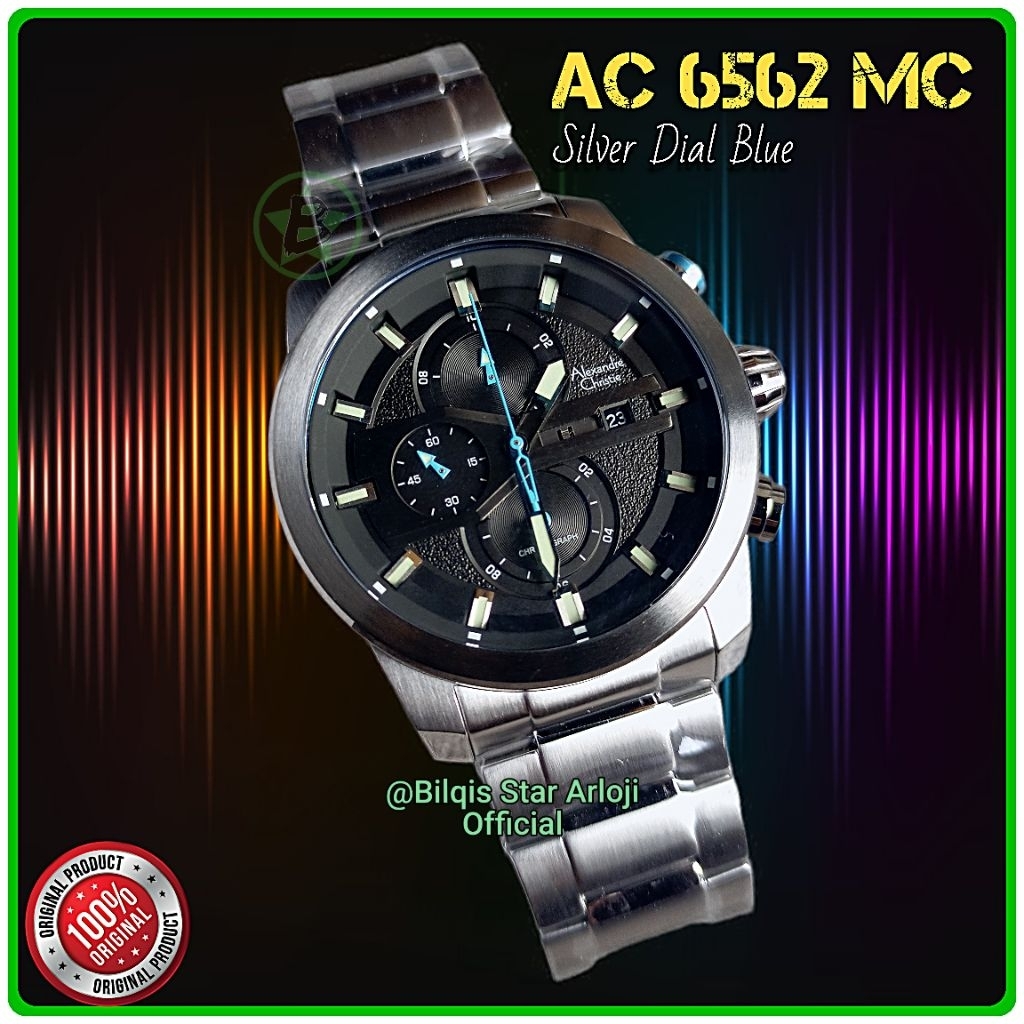 Alexandre Christie Pria Ac 6562 Mc Tali Rantai Silver Original
