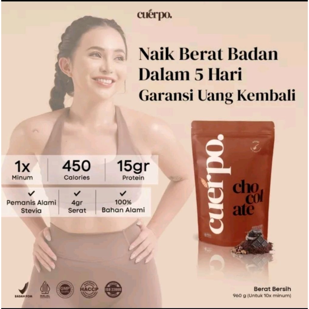 CUERPO Susu Tinggi Kalori & Protein 960 gram