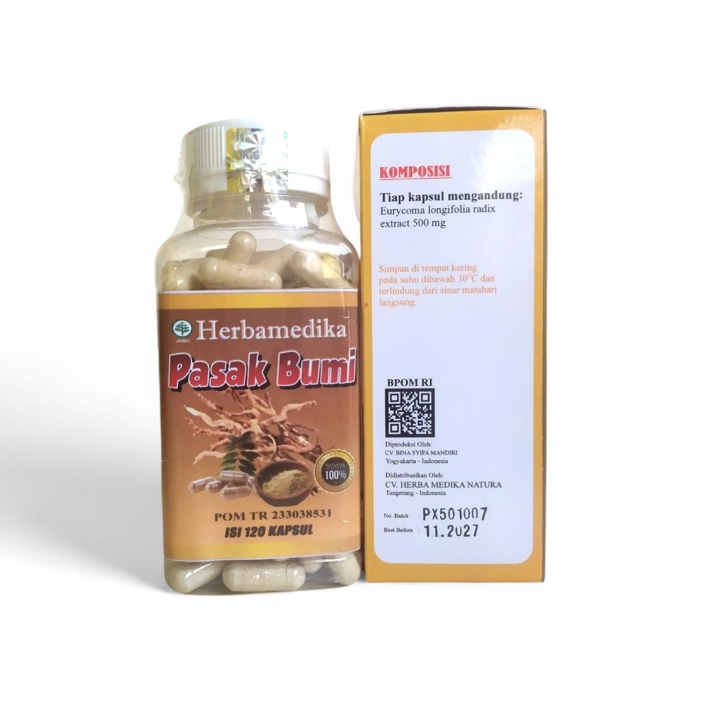 Kapsul Ekstrak PasakBumi Herbamedika BPOM