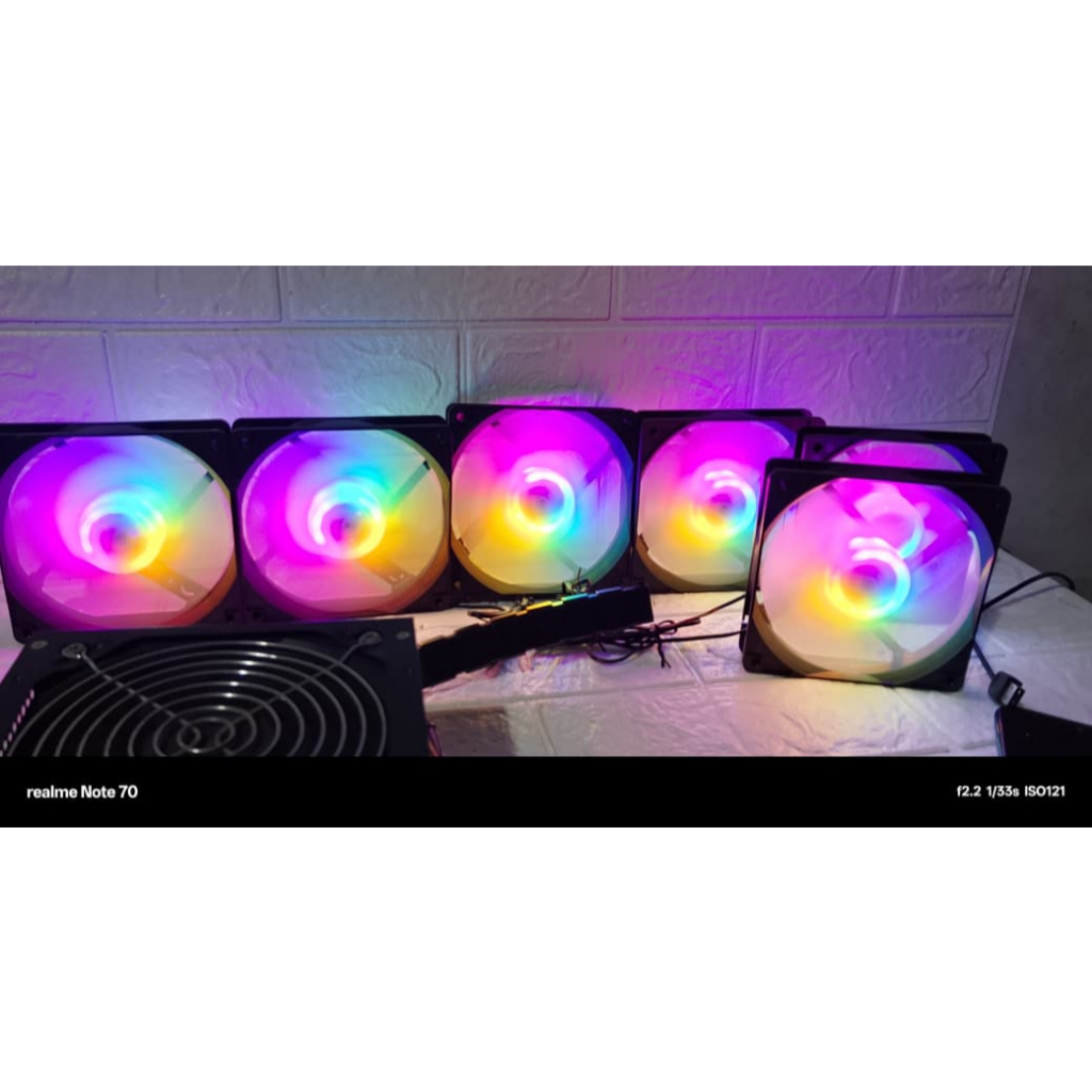 FAN CASING PC RGB 12CM MEREK RUIX 12V
