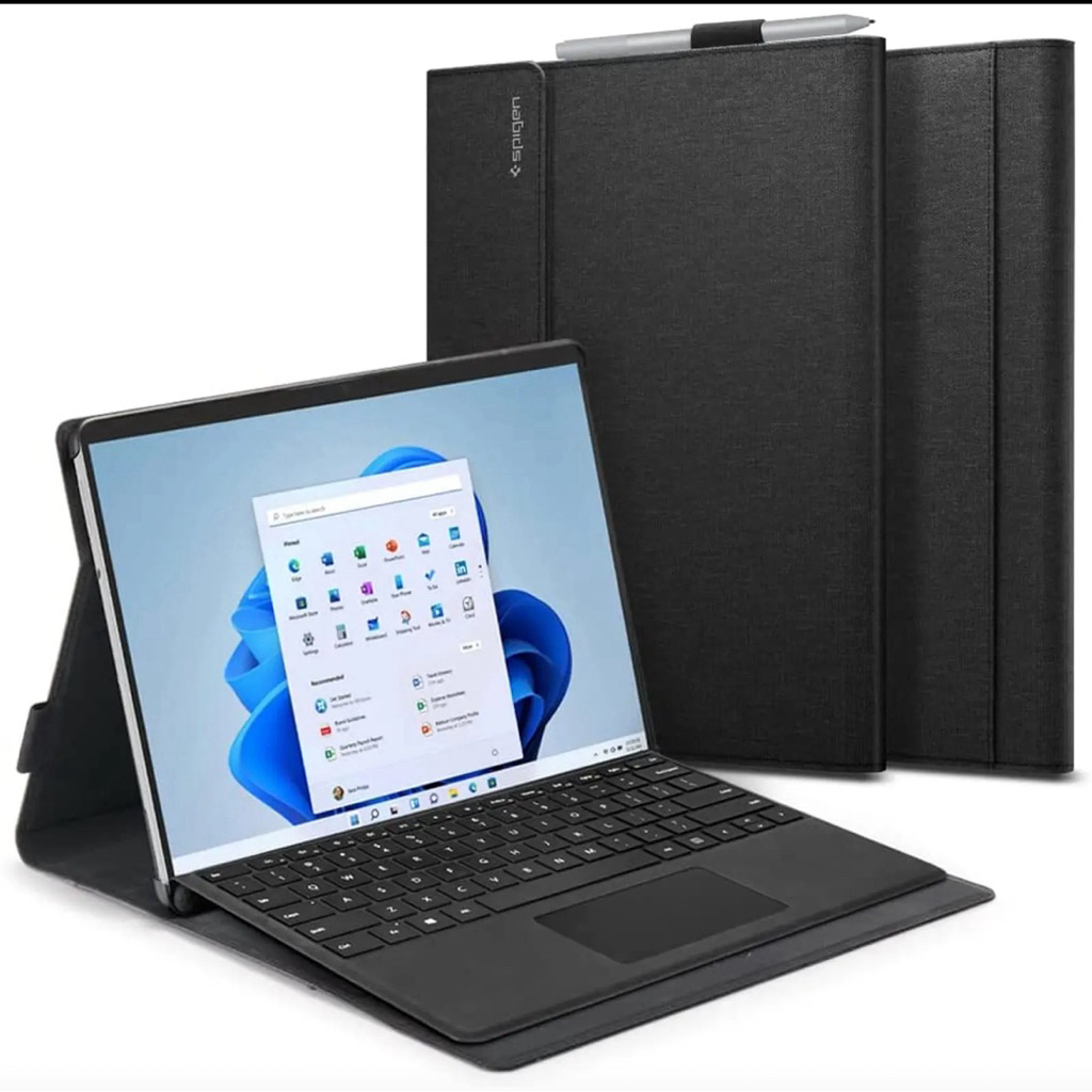 Microsoft Surface Pro 8 Spigen Stand Folio Case Cover