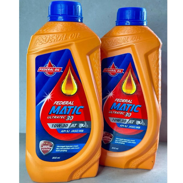 Oli Federal Matic Orange 800ml Oli Mesin Motor Matic Federal Orange 0,8ml Oli Mesin Matic