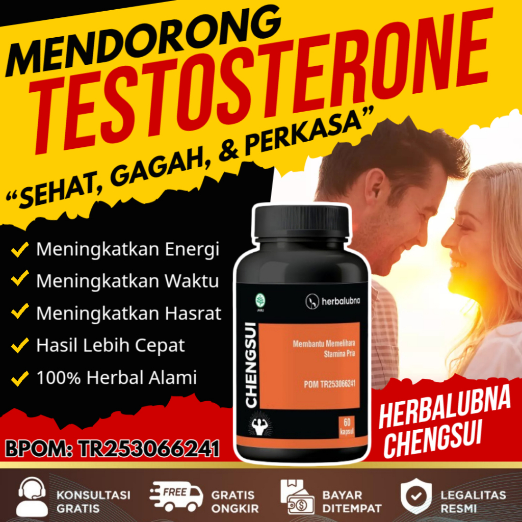 HERBALUBNA CHENGSUI Suplemen Herbal Pria - Menunjang Stamina, Daya Tahan & Aktivitas Harian