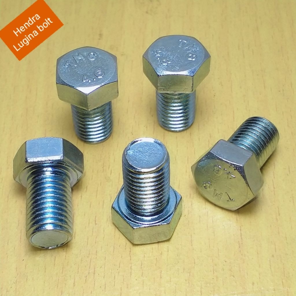 baut m10x15 pitch 1,25 halus bmp ori tms 4.6 kunci 14