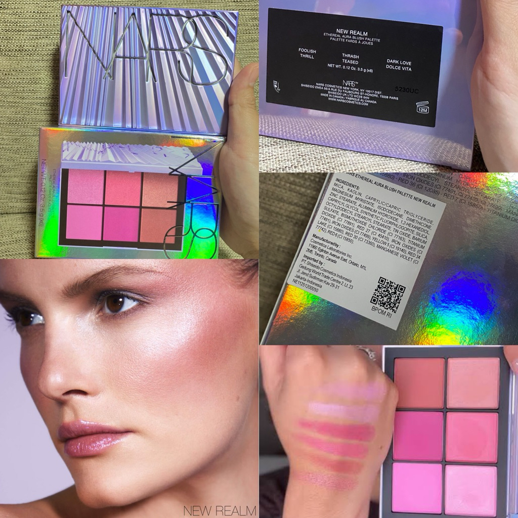 NEW [LIL DEFECT CEK FOTO KE 2]. NARS ETHEREAL AURA BLUSH PALETTE - NEW REALM