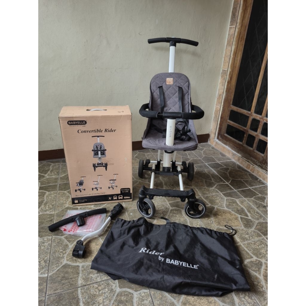 Preloved stroller baby elle rider fullset