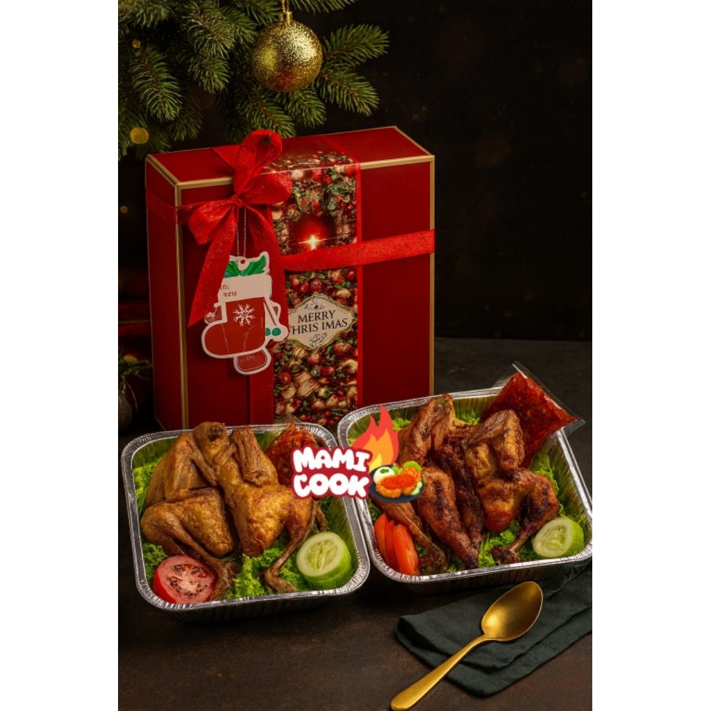 Hampers Natal / Hampers christmas / Hampers savoury / hampers imlek 1 ekor ayam kampung bumbu kuning