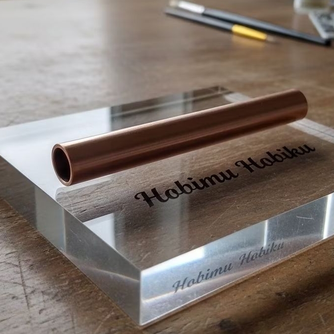 Pipa Inbar Tembaga ukuran 5 cm OD 8mm ID 6 mm