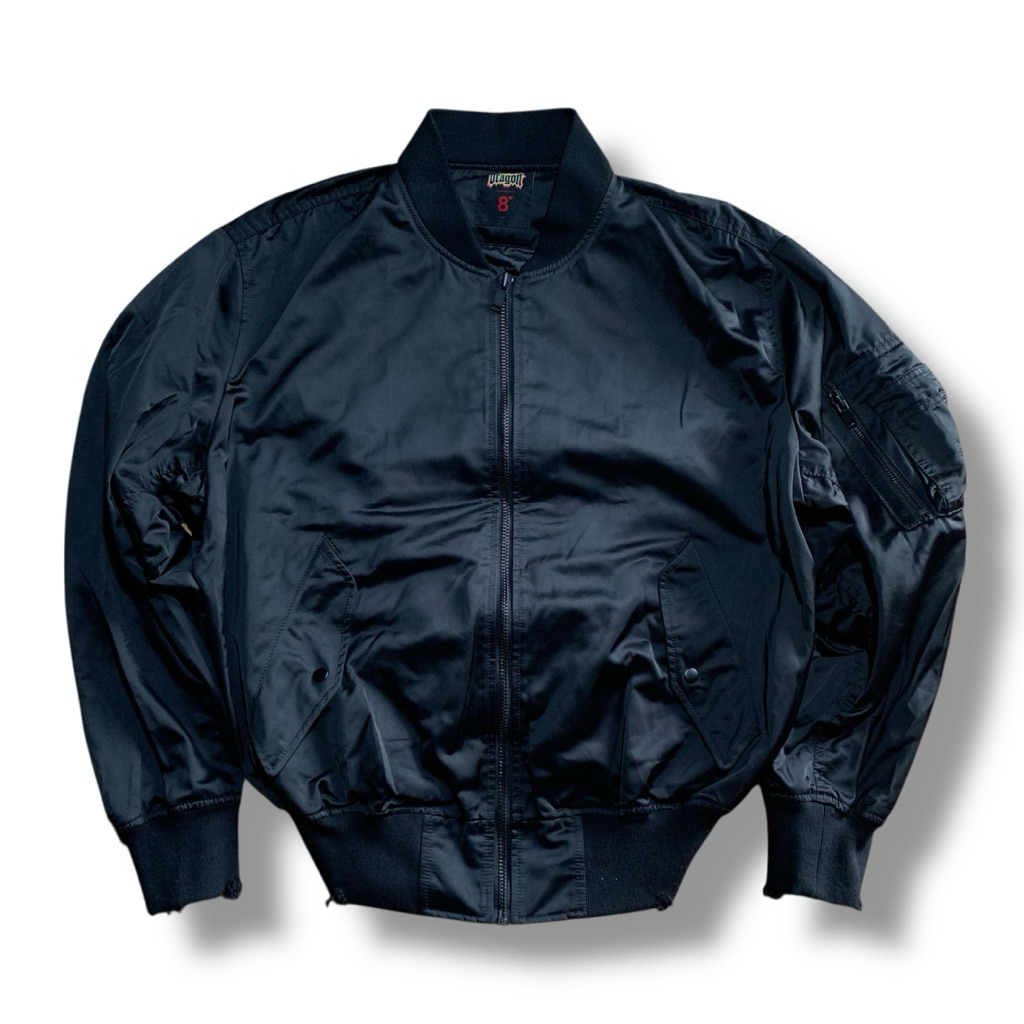 8seconds x G-Dragon Destroyed Bomber Jacket