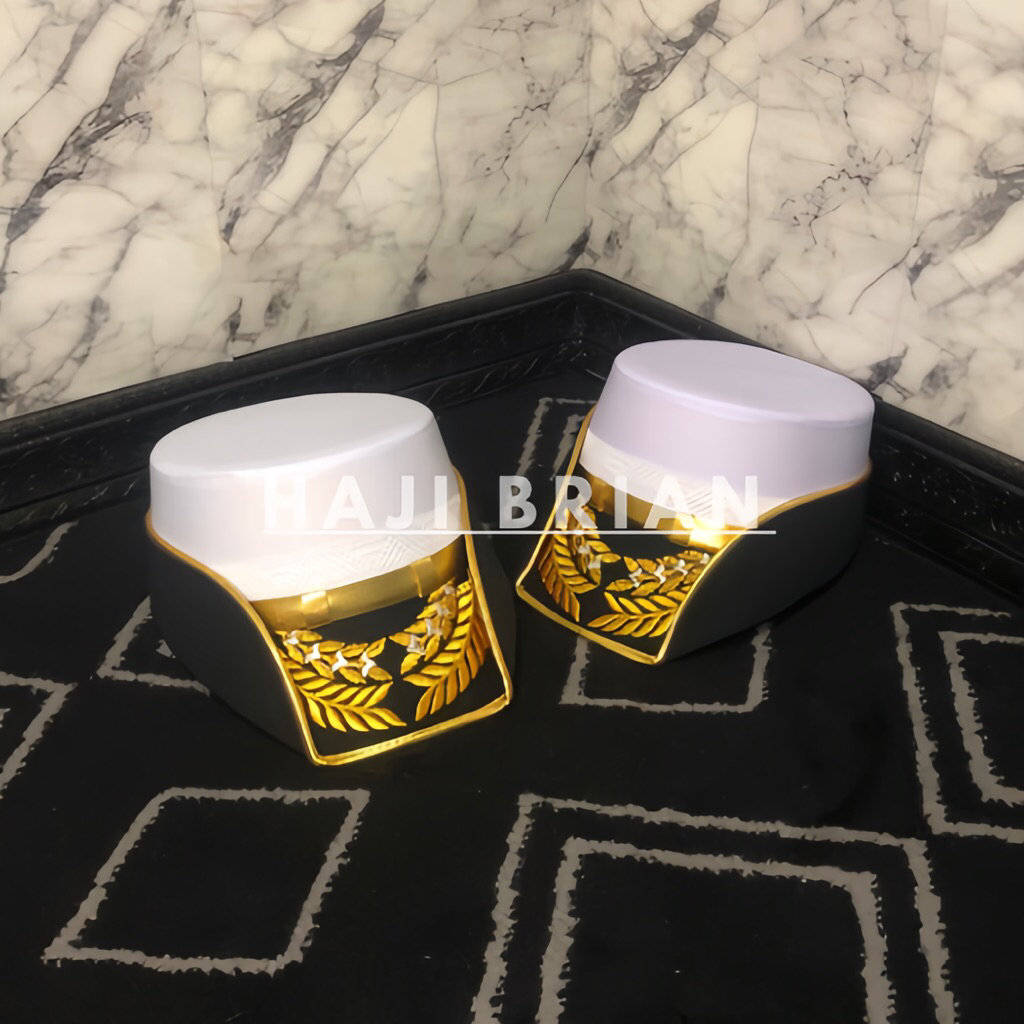 Kowad Putih Hitam Topi Paskibra & Marching Band Perempuan Berkualitas