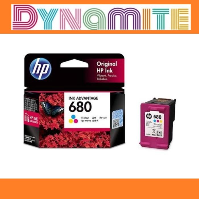 Tinta Printer HP 680 Warna Original Untuk Deskjet