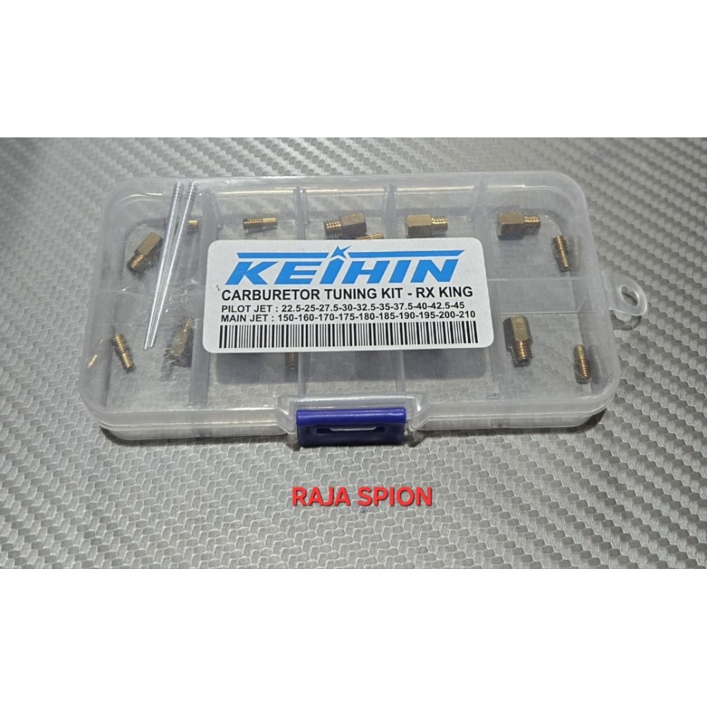 spuyer lengkap RX king/pilot jet main jet RX king merk Keihin/spuyer angin spuyer bensin lengkap mer