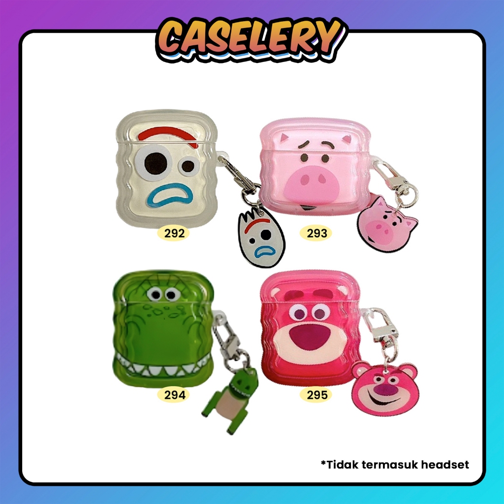 [ATP] Case Airpods Case Gen 1 2 3 Pro Karakter Toy Story Premium Soft Silicone