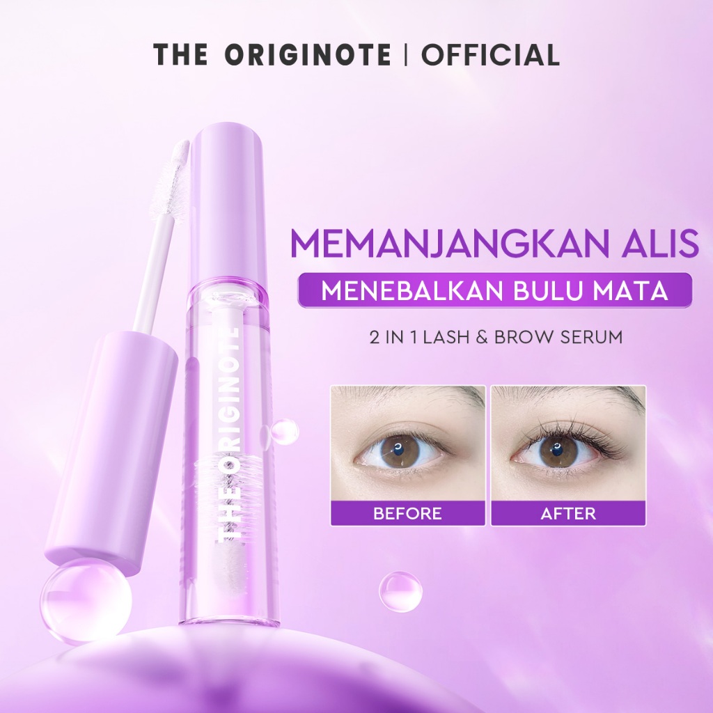 The Originote 2in1 Lash And Brow | Serum Penumbuh Penebal Bulu Mata Alis Eyelash Brow Booster Biotin