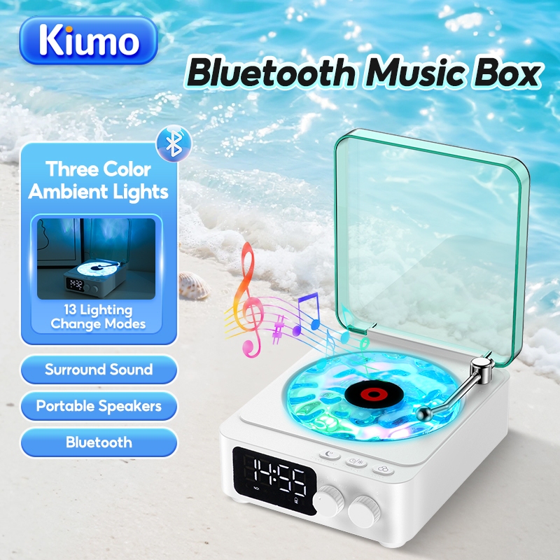 Kiumo portable speaker bluetooth music speaker bluetooth super bass white noise untuk bayi mesin tid