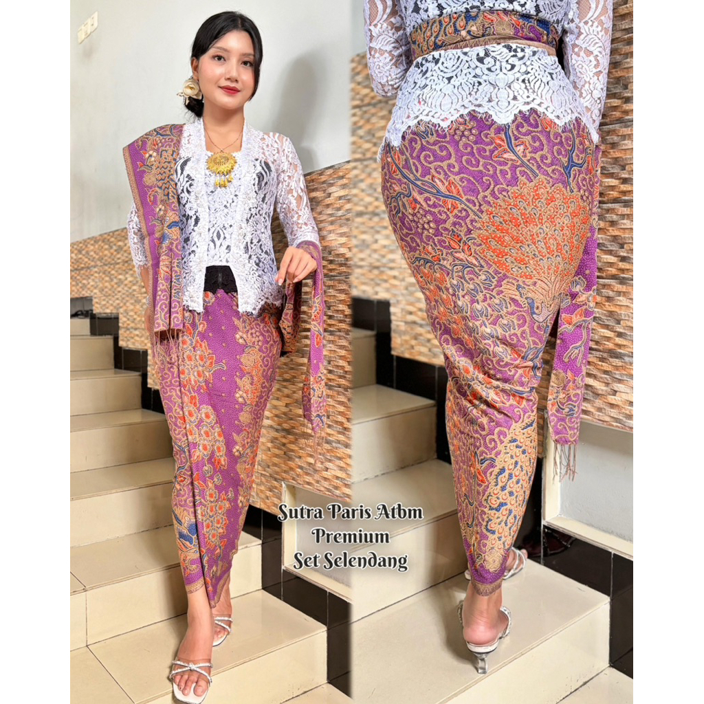 kamen sutra paris atbm set selendang / sutra paris / sutra paris premium