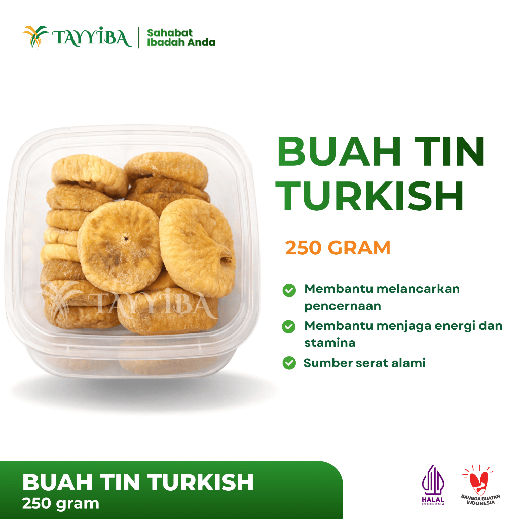 Buah Tin Turkish Premium 250gr – Kering Alami Manis Alami