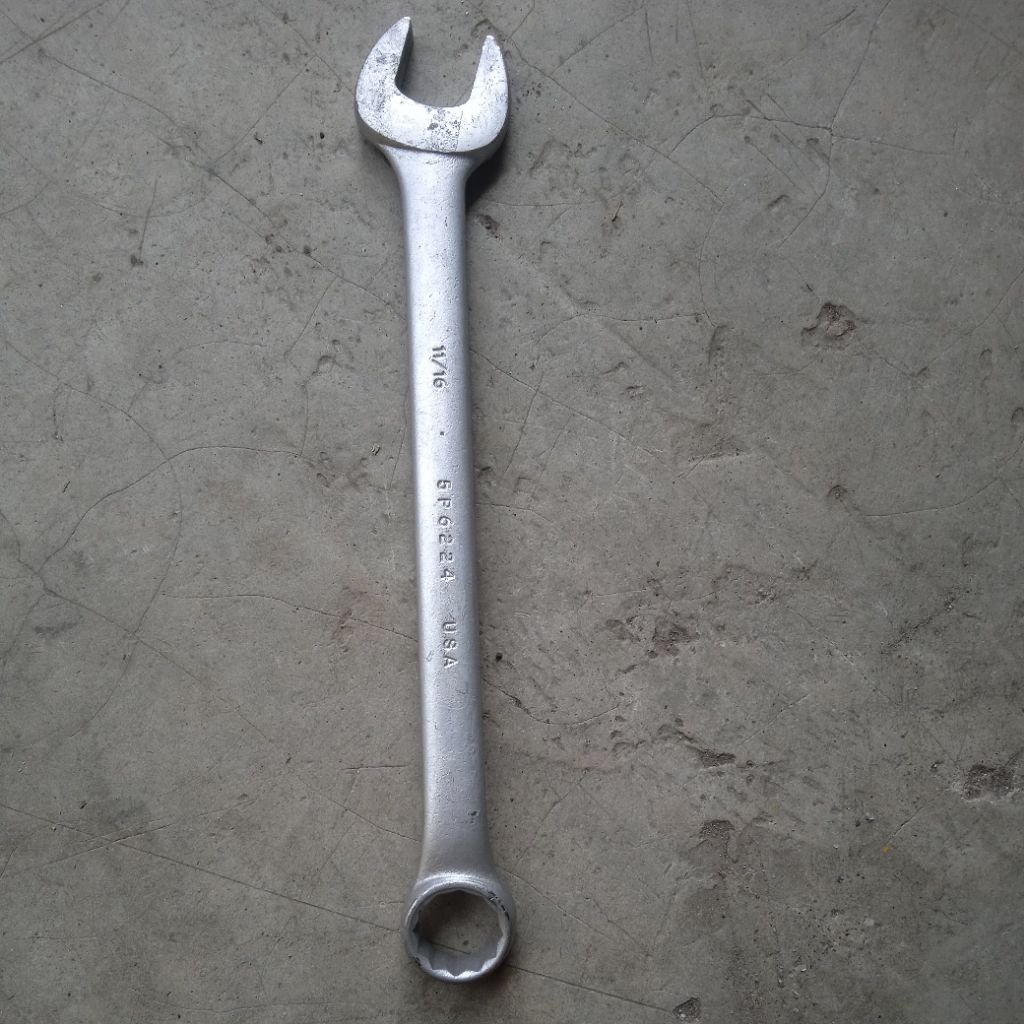 kunci ring pas Combination wrench spanner 11/16 " inchi  Usa