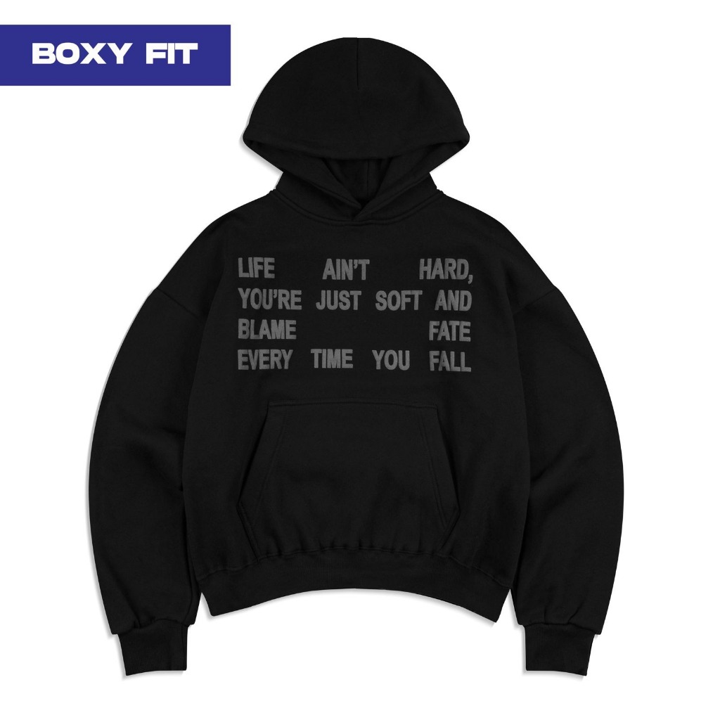 NRDN Clothing Sweater HOODIE BOXY LEON FOAMING PUFF