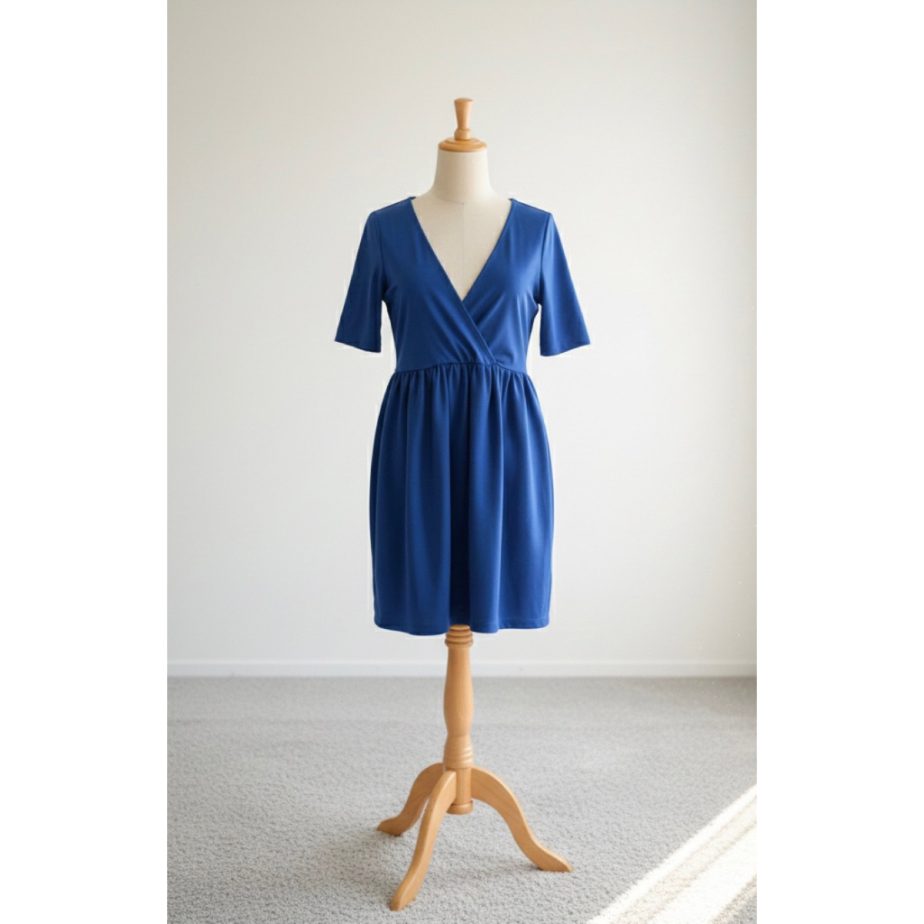 Preloved Midi Navy Dress / Mini Dress / Midi Dress